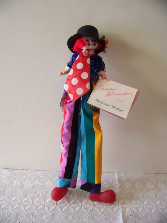 madame alexander clown doll