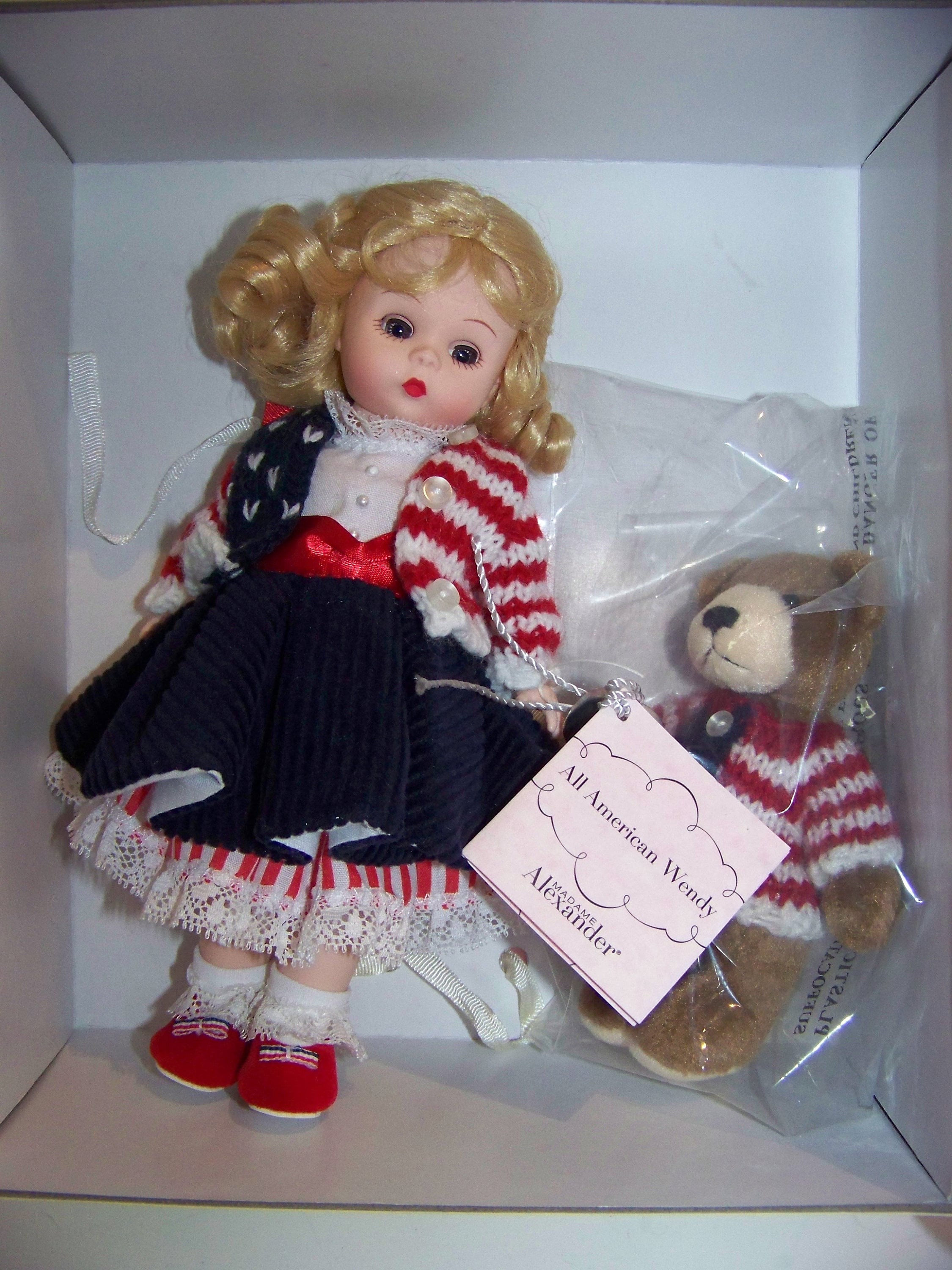 All American Wendy Madame Alexander 8 in Doll Set MIB - Etsy