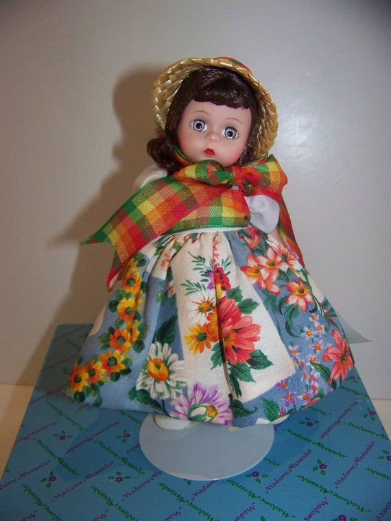 Alexander Dolls 8 Ring Around The Rosie - African American - Nursery Rhyme Collection - Storyland Vintage 1995 Madame Alexander 8\"     Ring Around a Rosey