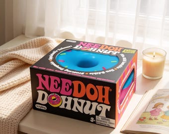 Nee Product NeeDoh Dippin Dazzler Egg Donut Stress Relief Toy Squeeze Squishy for Kids Gift