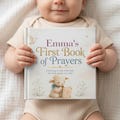Personalized First Prayer Book for Kids with Name, Christian Bedtime Prayers Keepsake, Baptism Christening Gift Boy Girl, Baby Dedication product logo