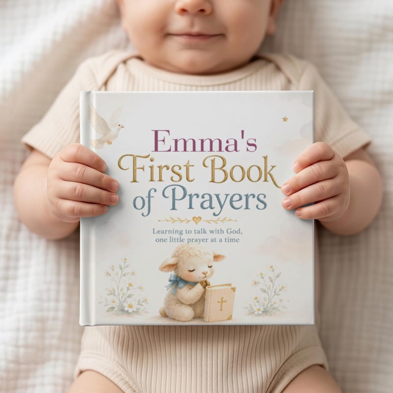 Personalized First Prayer Book for Children