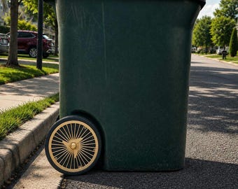Trash Cart Dayton Rims | Custom Garbage Can Rim Covers - Bin Spinners