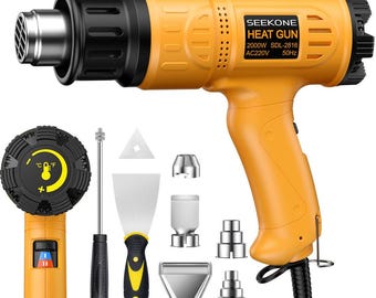 SEEKONE 2000W Hot Air Gun with Variable Temperature Control