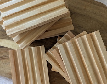 Handmade Natural Wood Soap Dish