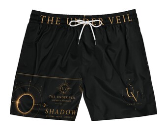UV Basics celestial figure Swim Shorts | lunar phase graphic