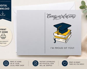 Tarjeta de felicitaciones para graduados