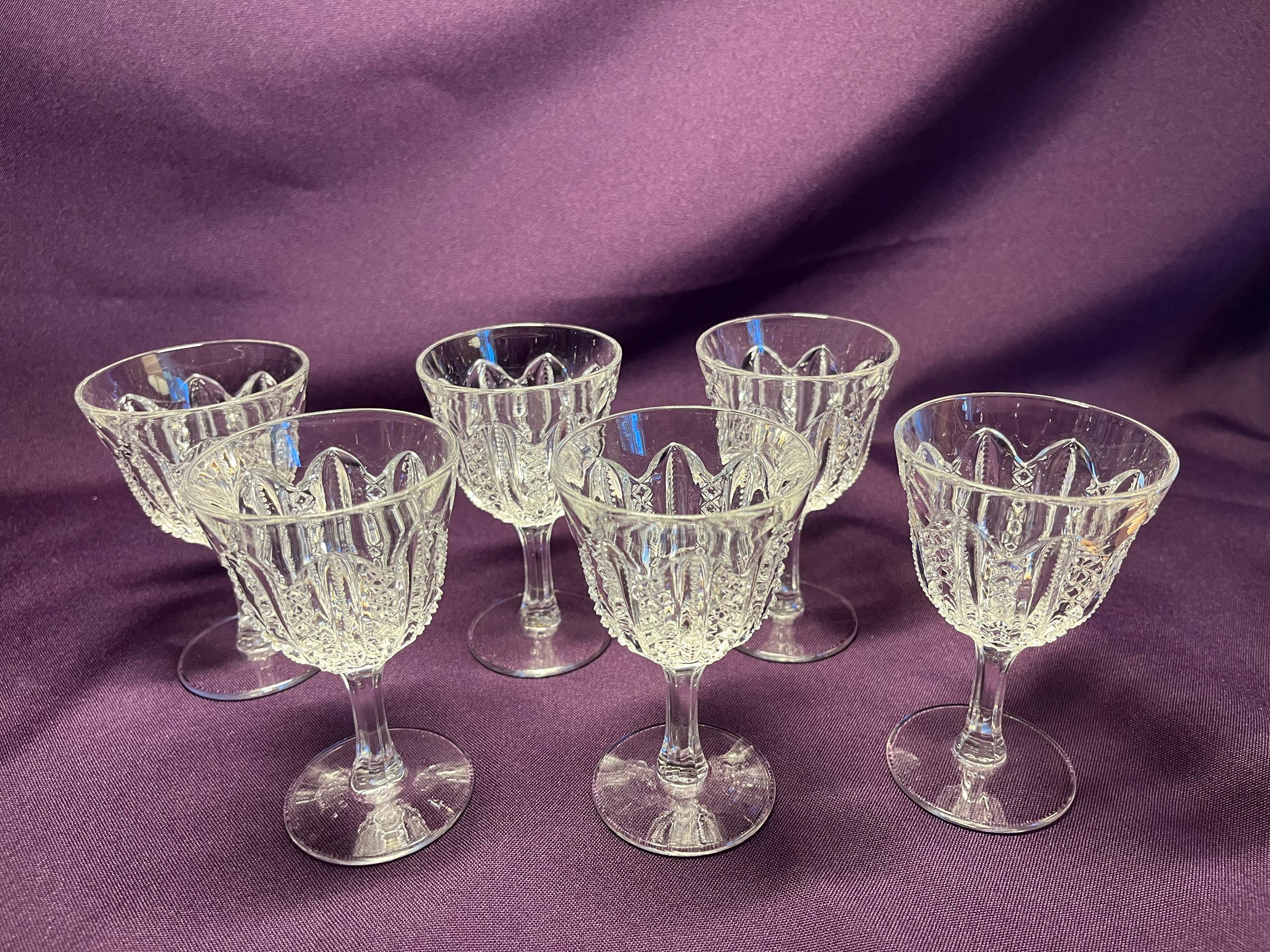 Duncan Miller Mardi Gras Glass - Etsy