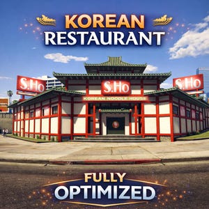 Fivem mlo |Korean Restaurant MLO |Fully optimized | high Quality