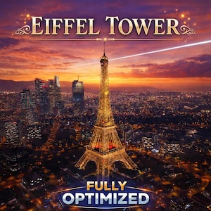 EIFFEL TOWER  mlo  |fivem MLO |Fully optimized Mlo | high Quality