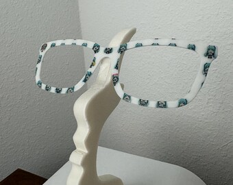 Miku Paar Brillen Topper mit passenden Baumeln und Ohrstecker