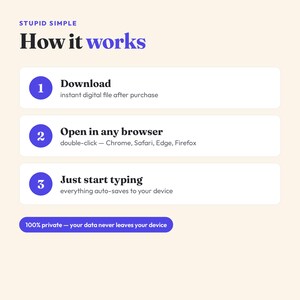 Interactive Fitness Habit Tracker (Digital Download) afbeelding 4
