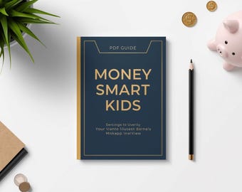 Money Smart Kids Financial Literacy PDF – Budgeting, Saving, Investing Worksheets (Digital Download)
