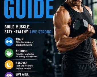 Build Lean Muscle, Improve Strength, Create Healthy Habits – Beginner-Friendly Fitness Guide, Step-by-Step Workouts, Nutrition