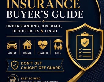 Insurance Buyer's Guide: Auto, Home, Health, Life Coverage Explained (PDF)