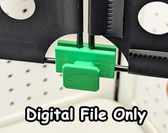 Vendor Display Clip with Hook STL File and Straight Edge Clip (Digital Download)