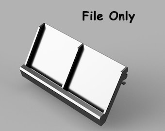 Two-Sticker Angled Stand for Wire mesh displays of 3" stickers