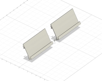FILES ONLY:  Infinite Display - Wire Grid Attachable Angled Shelf
