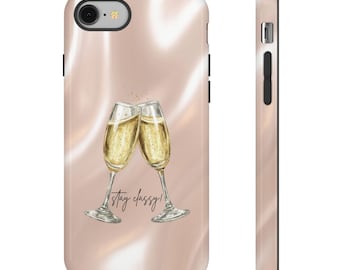 Funda para teléfono Stay Classy Champagne Cheers