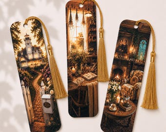 The Owens House Collection – Set of 3 Bookmarks. Includes Matching Tassels!