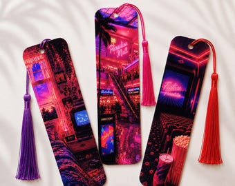 A Saturday Night in 1986 Collection – Set of 3 Bookmarks. Includes Matching Tassels!