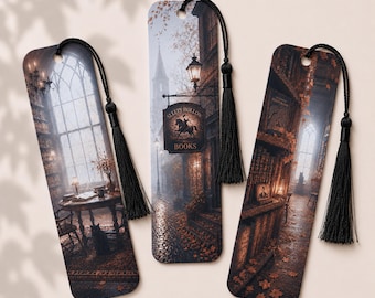The Sleepy Hollow Collection – Set of 3 Bookmarks. Includes Matching Tassels!