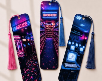 A Friday Night in 1999 Collection – Set of 3 Bookmarks. Includes Matching Tassels!