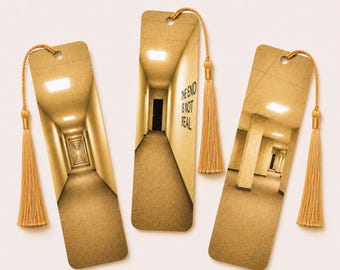 The Backrooms Collection – Set of 3 Bookmarks. Includes Matching Tassels!