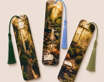 The Greenhouse Collection – Set of 3 Bookmarks. Includes Matching Tassels!