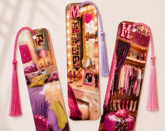 The Hannah Montana Collection – Set of 3 Bookmarks. Includes Matching Tassels!