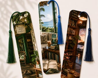 The Hawaiian Getaway Collection – Set of 3 Bookmarks. Includes Matching Tassels!