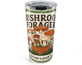 Pilz Sammler Becher | Vintage Mykologie Becher | Naturforscher Geschenk