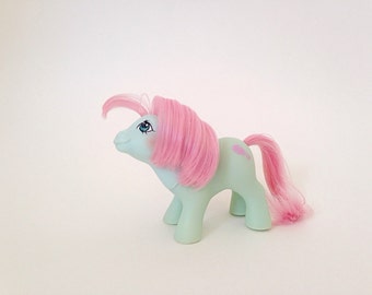vintage my little pony surprise so soft generation 1 white etsy