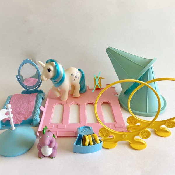 Accesorios/piezas vintage del Castillo de Ensueño de My Little Pony; tú eliges.
