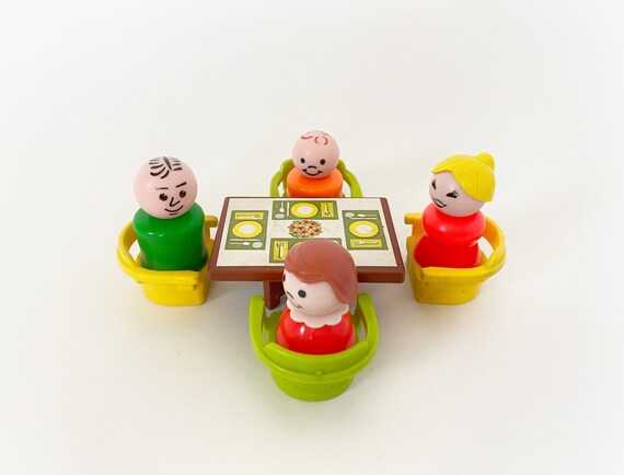 Vintage fisher price table and chairs sale