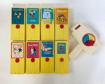Vintage Fisher Price Movie Cartridge: Choose Your Cartoon Reel