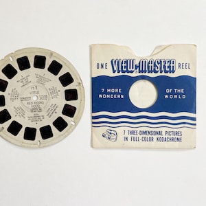 Vintage Sawyer’s View-Master reel, Little Red Riding Hood, 1950, FT-1, Seven Three Dimension Color Pictures, 3D