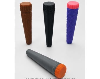 Contenedor de porros Doob Tube / Soporte para conos de bolsillo / Tubo de almacenamiento impreso en 3D