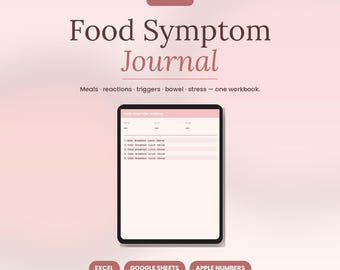 100% pflanzlich gegerbtes, aber feines Journal Mahlzeiten Reaktionen löst Stuhlzyklus Stress aus | 5 Ästhetische Themen | Sofortiger digitaler Download