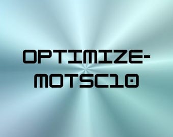 Optimize-MOTSC10