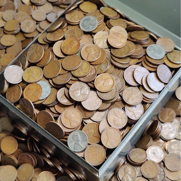Roll of wheat cents. Unsearched random dates.
