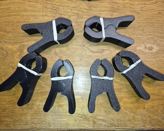 Blanket Fort Clamps - Set of 6, 3D printed, all the same color