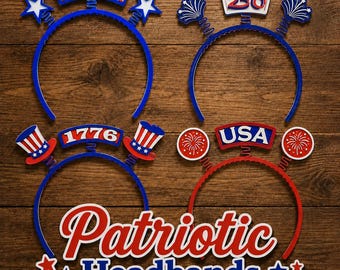 4th of July Party Headbands
