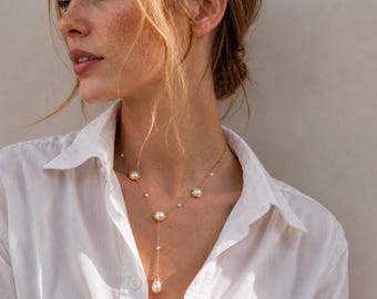 Handmade Bird Nest Pearl Necklace – Romantic Gold Wire Wrapped Jewelry