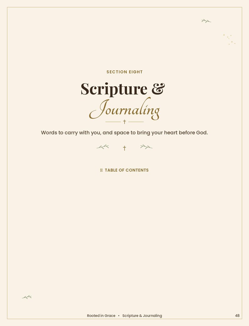 Christian Self Care Planner Digital, Faith Based Scripture Journal ...