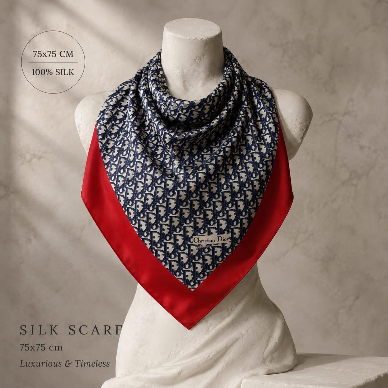 Christian Dior シルク ストール Echarpes Christian Dior Scarf Silk - Etsy Canada