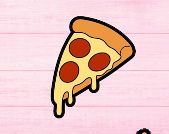 Pizza slice cookie cutter
