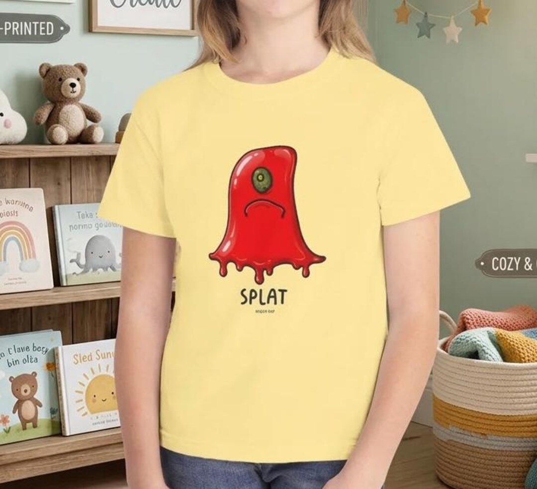 Splat of Angry Pop Cartoon Characters Tee | Youth T-shirt - Etsy