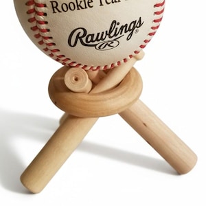 Stand For Keepsake Balls Baseball Wood Stand Softball Stand Display Ball Holder Coach Gift Fathers Day Gift Sports Decor Wood Bats