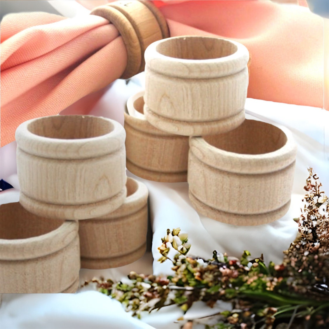 Wooden Napkin Ring, For Wedding at Rs 28/piece in Moradabad | ID:  19579123448